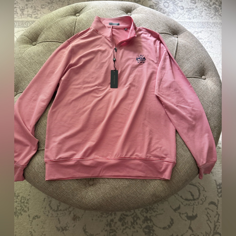 Red PGA pullover